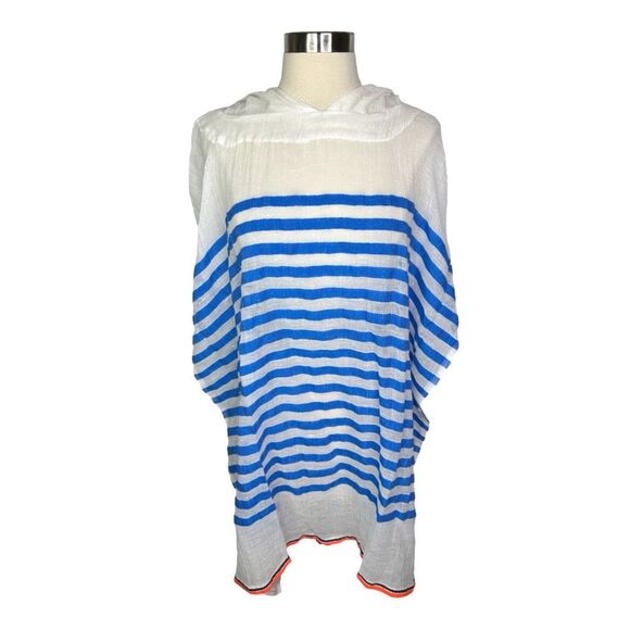 lemlem Lilly Striped Hooded Swim Cover-Up - One Size - Picture 1 of 6